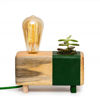 Yeşil Kaktüslü Masa Lambası resmi